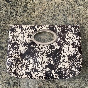 Elegant Black and White Handbag